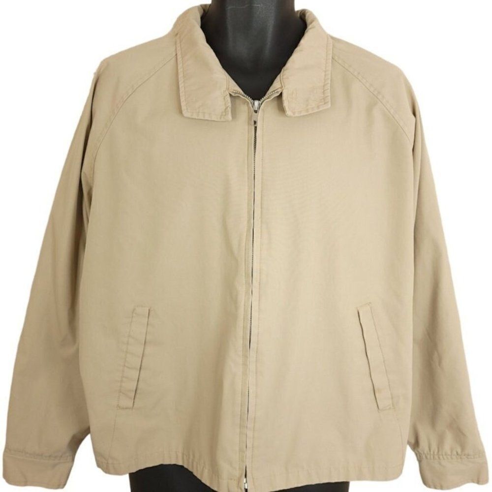 Richman Brothers Bomber Jacket Vintage 80s Lightweight Casual Mens Size Xl